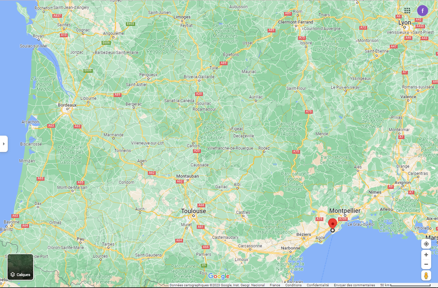 carte vue de tres loin